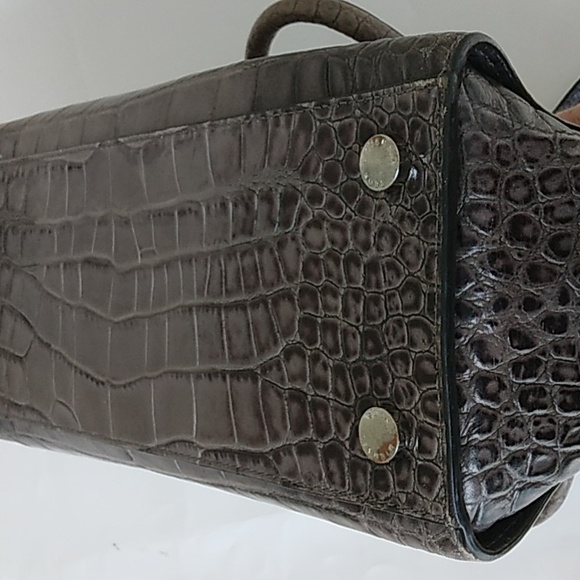 Michael Kors Large Selma Croc Embossed Satchel with wall… - Picture 8 of 16